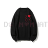 Minimalist XOXO Fine Line Heart Sweatshirt by Dog Mom Hat