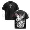 Archangel Michael Vintage Washed Oversized T-Shirt by Dog Mom Hat