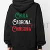 "Chingona" Chola Mexican Pride Hoodie by Dog Mom Hat