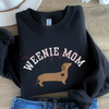 Dachshund Sweatshirt – Retro Weenie Mom Crewneck by Dog Mom Hat
