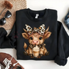 Highland Cow Sweatshirt by Dog Mom Hat