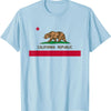 California Republic Flag T-Shirt - Patriotic State Travel USA Gift Tee, California Bear Apparel