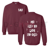 "It's Okay To Not Be Okay" Mental Health Awareness Sweatshirt 2.0 by Dog Mom Hat