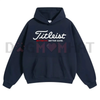 Unisex Hooded Golf Jumper – Performance Long Sleeve Slim Fit Mid-Layer, Casual Sporty Golf Hoodie by Dog Mom Hat