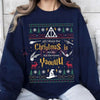 "All I Want for Christmas Is Not Me" Ugly Sweatshirt – Funny Self-Deprecating Holiday Crewneck by Dog Mom Hat