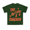 The Life of a Teacher Shirt - "See You Next Era" Retro Teacher Gift Tee by Dog Mom Hat
