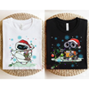 Cartoon Movie Characters Inspired Christmas Lights Matching T-Shirt – Funny Holiday Family Tees by Dog Mom Hat