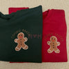 Embroidered 'Cookie Tester OR Baker' Christmas Sweatshirt – Unisex Baking Christmas Sweater, Funny Matching Couple Holiday Gift by Dog Mom Hat