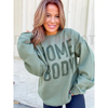 HOMEBODY Graphic Pullover Sweatshirt – Cozy Unisex Crewneck for Ultimate Casual Comfort by Dog Mom Hat