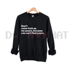 "My Peace" Unisex Sweatshirt – Inspirational Slogan Crewneck by Dog Mom Hat