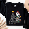 "Is This Jolly Enough" Jack Skellington Christmas Sweatshirt – Zero Dog & Oogie Boogie Party Tee by Dog Mom Hat