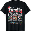 Family Christmas 2025 Matching T-Shirt – "Xmas Squad Santa" Holiday Outfit Tee by Dog Mom Hat