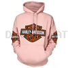 Harley-Davidson Logo Print Hoodie by Dog Mom Hat