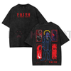 FAITH Horror Game Vintage Washed Tee by Dog Mom Hat