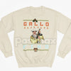 "Gallo Fino" Sweatshirt | Classy Fine Rooster Spanish Idiom Crewneck | Dapper Latino Statement Apparel