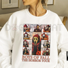 Boys of Fall The Horror Tour Sweatshirt – Fall Horror Killers Pullover, Cozy Season Scary Movie Fan Gift by Dog Mom Hat