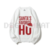 "Santa's Favorite Ho" Funny Christmas Sweatshirt by Dog Mom Hat