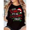 "Dear Santa It's My Coworker's Fault" T-Shirt by Dog Mom Hat