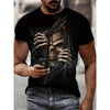 Vintage Skeleton Skull Graphic T-Shirt - Retro Biker Aesthetic Human Skull Tee, Premium 100% Cotton Distressed Streetwear Top, Desert Grunge Rock & Roll Apparel, Soft Lived-In Heavyweight Skeleton Shirt, Made in USA Hand-Drawn Graphic