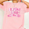 Y2K Pink Cutout Letters Jeffree Star Cosmetics T-Shirt – Unisex Cotton Graphic Tee