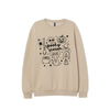 Spooky Season Cream Sweatshirt - Cozy Halloween Crewneck by Dog Mom Hat