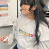 Maestra Papel Picado Embroidered Sweatshirt – Hispanic Culture Teacher Crewneck