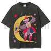 Star Clown Unisex Vintage Washed Tee by Dog Mom Hat