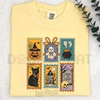 Halloween Cute Ghost Pumpkin Cat Shirt – Retro Ghost Tee, Spooky Cute Fall Outfit, Vintage Halloween Cat Shirt by Dog Mom Hat