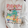 Vintage Look Rudolph Sweatshirt by Dog Mom Hat