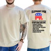 "Elephant Pox" Funny Political T-Shirt by Dog Mom Hat