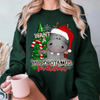 "I Want a Hippopotamus for Christmas" Sweatshirt by Dog Mom Hat