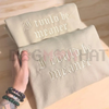 Embroidered "I Could Be Meaner" Sweatshirt by Dog Mom Hat