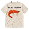Unhinged Shrimp Meme Graphic Tee by Dog Mom Hat