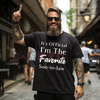 "Favorite Son-in-Law" T-Shirt – Funny Slogan Tee by Dog Mom Hat