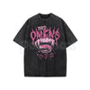 Bad Omen Interesting Trendy Style Washed Shirt – Dark Aesthetic Surrealist Streetwear Tee