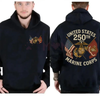 USMC 250 Years Commemorative Hoodie by Dog Mom Hat