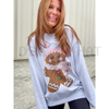 Faux-Stitch Gingerbread Christmas Sweate by Dog Mom Hat