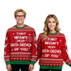 Classic Geek Style Ugly Christmas Sweater – Cozy Crew Neck Knit Jumper, Perfect Holiday Gift for Men & Women