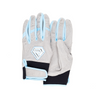 Youth Fastpitch Batting Gloves - Grey and Angle Blue