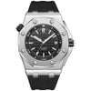 Luxury Stainless Steel Quartz Watch Men Military Watch Causal Fashion Excellent Wristwatch by Stevvex