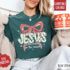 "Jesus Is The Reason For The Season" Comfort Colors® Tee – Modern Christian Christmas Shirt by Dog Mom Hat