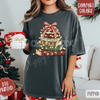 Book Stack Christmas Tree T-Shirt by Dog Mom Hat