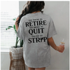 "Too Young To Retire" Funny Graphic Tee – Sarcastic Mid-Life Crisis Shirt by Dog Mom Hat