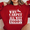 Made in USA Christmas Couple 100% Cotton Sweatshirt – Cute Matching Holiday Design Unisex Sweatshirt for Women and Men by Dog Mom Hat