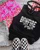 Bonfire babe unisex tank by Madness & Mayhem LLC