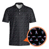 Stick Figure S-e-x Ed Polo Shirt – Funny Golf Polo for Men, Father's Day Gift, Breathable Athletic Menswear