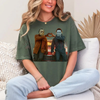 90S Vintage Retro Heart Hands Michael And Jason Halloween TShirt by Dog Mom Hat