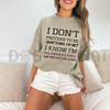 "I Know I'm An Asshole" Printed T-Shirt by Dog Mom Hat