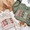 Christian Jesus Sweatshirt – Christmas Bible Verse Trendy Faith Apparel Gift by Dog Mom Hat