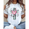 God Is Good Graphic T-Shirt – Christian Faith Quote Inspirational Unisex Tee